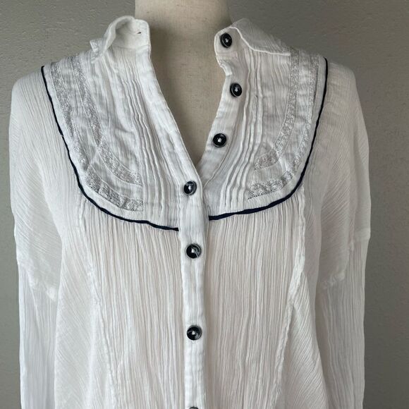 NWOT We The Free Button Down Shirt Size M - Picture 2 of 9